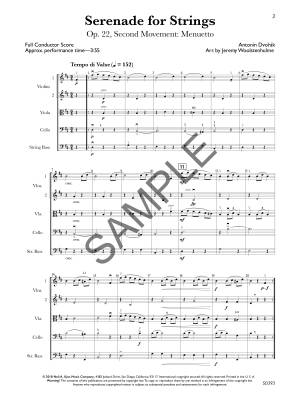 Serenade for Strings Op. 22, Second Movement: Menuetto - Dvorak/Woolstenhulme - String Orchestra - Gr. 3.5
