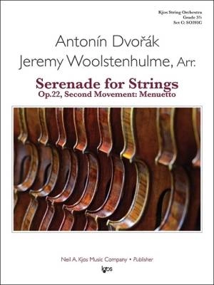 Kjos Music - Serenade for Strings Op. 22, Second Movement: Menuetto - Dvorak/Woolstenhulme - String Orchestra - Gr. 3.5