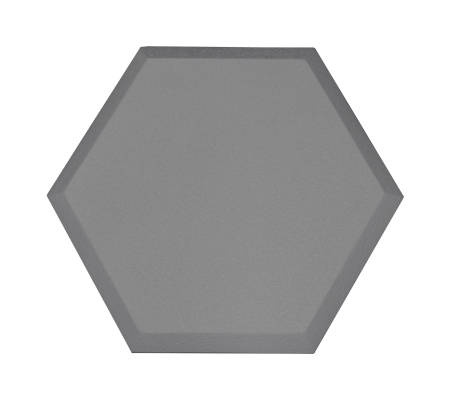 Broadway Element 14x16x1.5\'\' Acoustic Panels, Beveled (12 Pack) - Grey