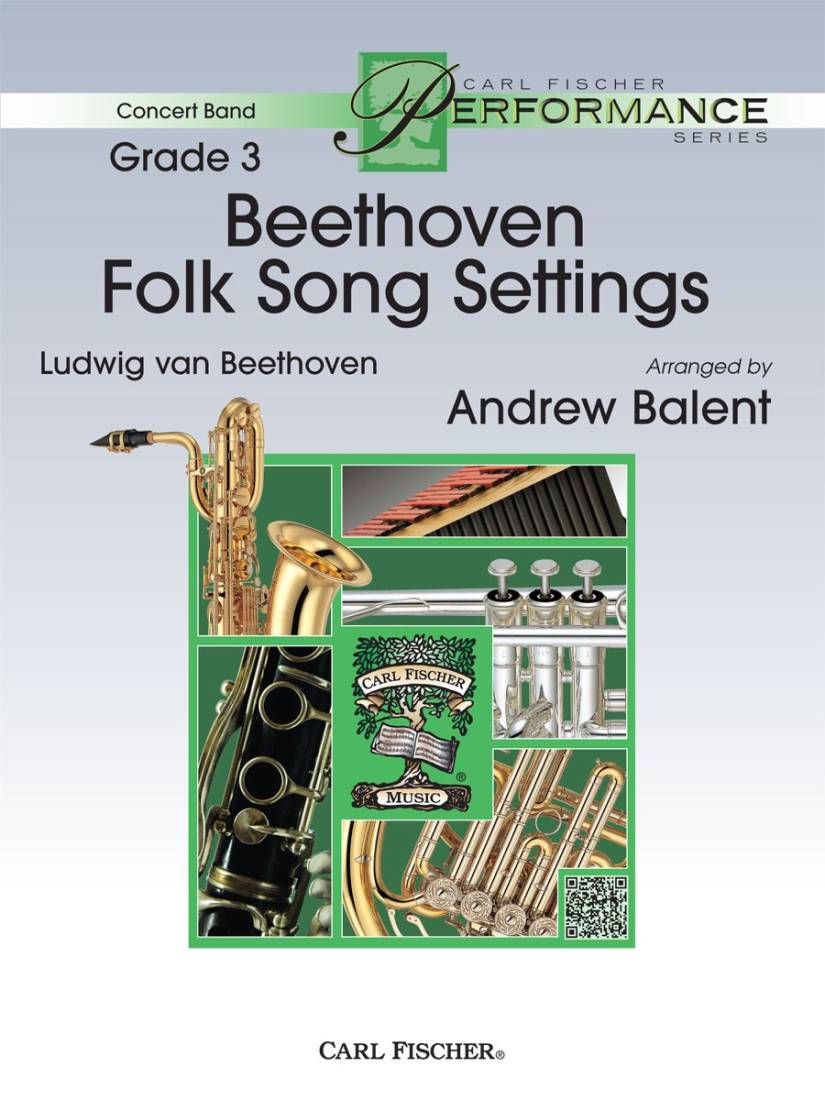 Beethoven Folk Song Settings - Balent - Concert Band - Gr. 3