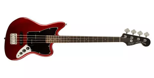 Vintage Modified Short Scale Jaguar Bass Special - Candy Apple Red