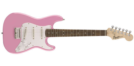 Mini Strat Electric Guitar w/Laurel Fingerboard - Pink