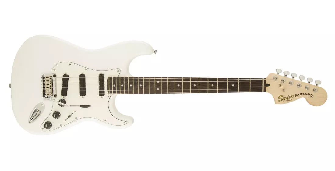 Deluxe Hot Rails Stratocaster - Olympic White