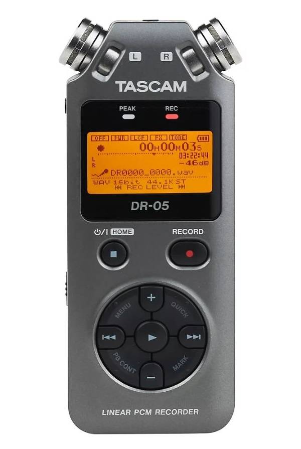 DR-05 microSD Handheld Recorder - Grey