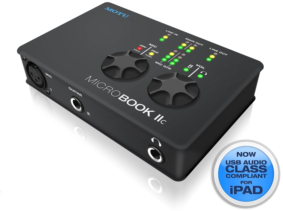 MicroBook IIc - Compact 4x2 USB2 Audio Interface