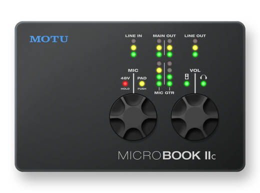 MicroBook IIc - Compact 4x2 USB2 Audio Interface
