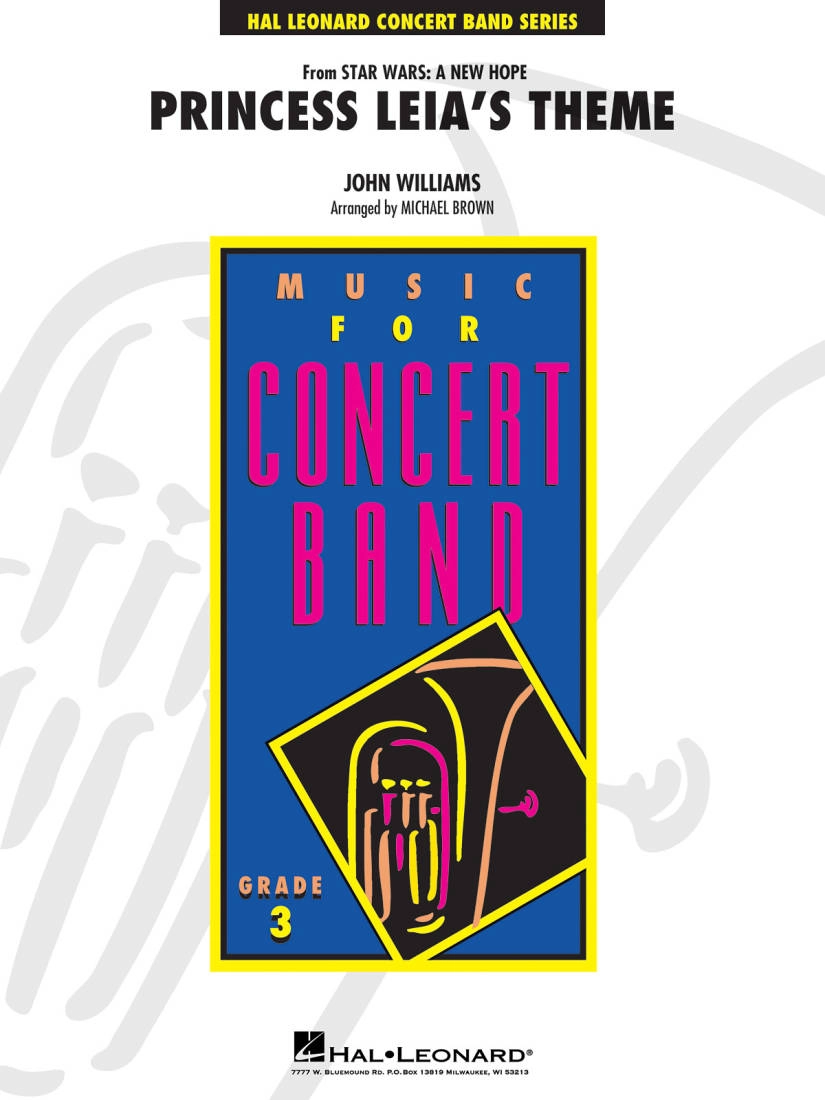 Princess Leia\'s Theme - Williams/Brown - Concert Band - Gr. 3