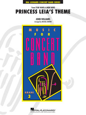 Hal Leonard - Princess Leias Theme - Williams/Brown - Concert Band - Gr. 3