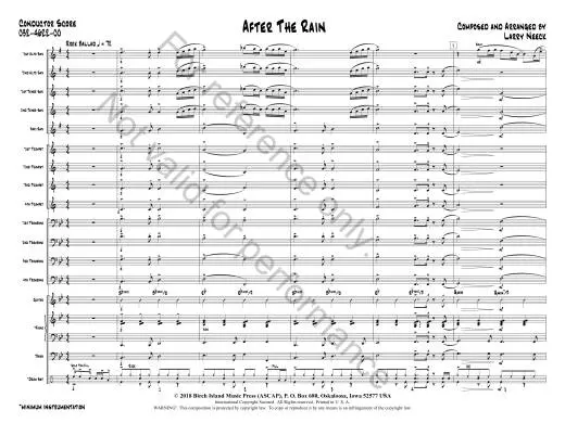 After The Rain - Neeck - Jazz Ensemble - Gr. 2