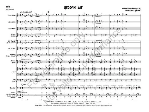 Groovin\' Kat - Lopez - Jazz Ensemble - Gr. 1.5