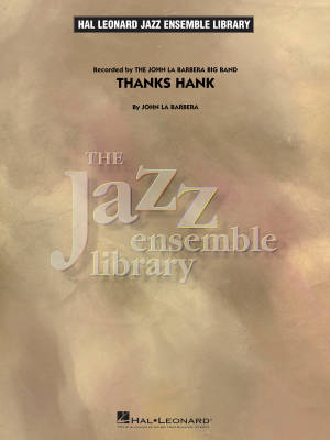 Hal Leonard - Thanks Hank - La Barbera - Jazz Ensemble - Gr. 4