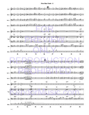 Five Star Funk - Beach/Shutack - Jazz Ensemble - Gr. Very Easy