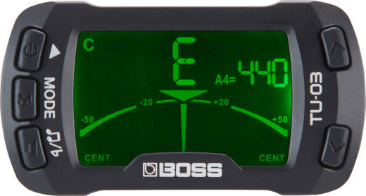 BOSS - TU-03 Clip On Tuner and Metronome