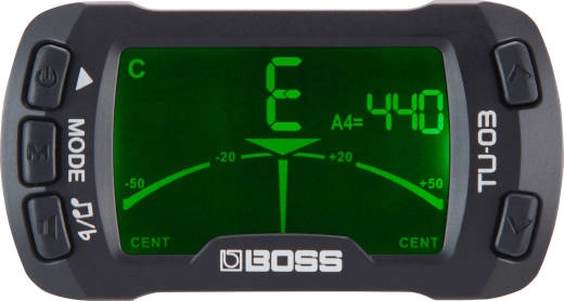 BOSS - TU-03 Clip On Tuner and Metronome