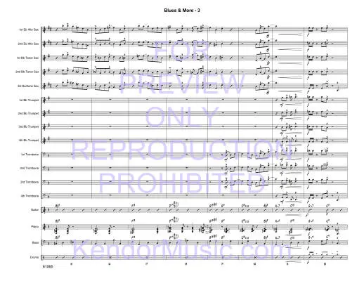 Blues & More - Jarvis - Jazz Ensemble - Gr. Medium