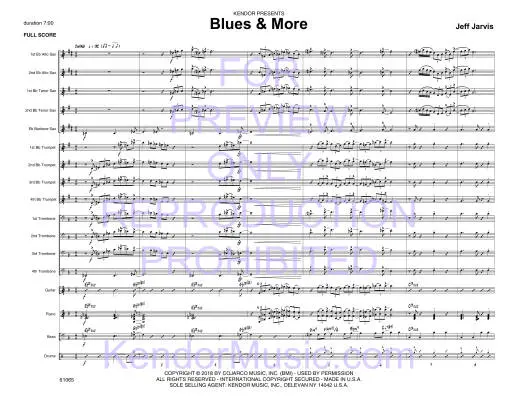 Blues & More - Jarvis - Jazz Ensemble - Gr. Medium