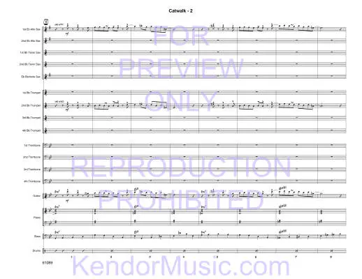 Catwalk - Neu - Jazz Ensemble - Gr. Medium