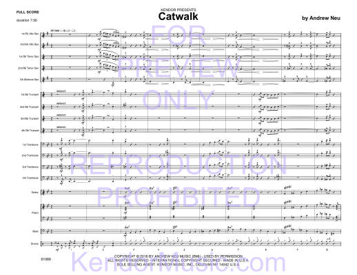Catwalk - Neu - Jazz Ensemble - Gr. Medium
