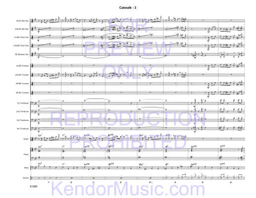 Catwalk - Neu - Jazz Ensemble - Gr. Medium
