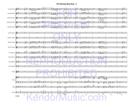 The Hip-Hop Bop Stop - Rowe - Jazz Ensemble - Gr. Medium