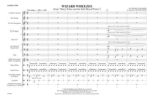 Wizard Wheezes (from Harry Potter and the Half-Blood Prince) - Hooper/Lopez - Marching Band - Gr. 3