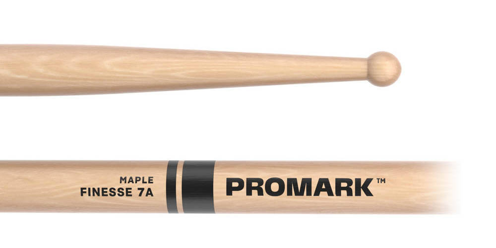 Rebound 7A Maple Long Drumsticks, Wood Tip