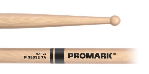 Rebound 7A Maple Drumsticks, Wood Tip