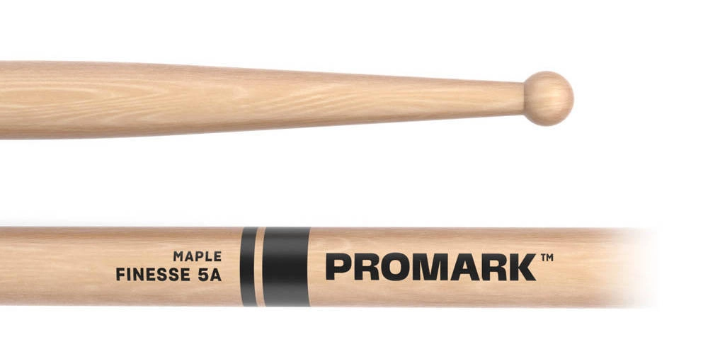 Rebound 5A Maple Drumsticks, Wood Tip