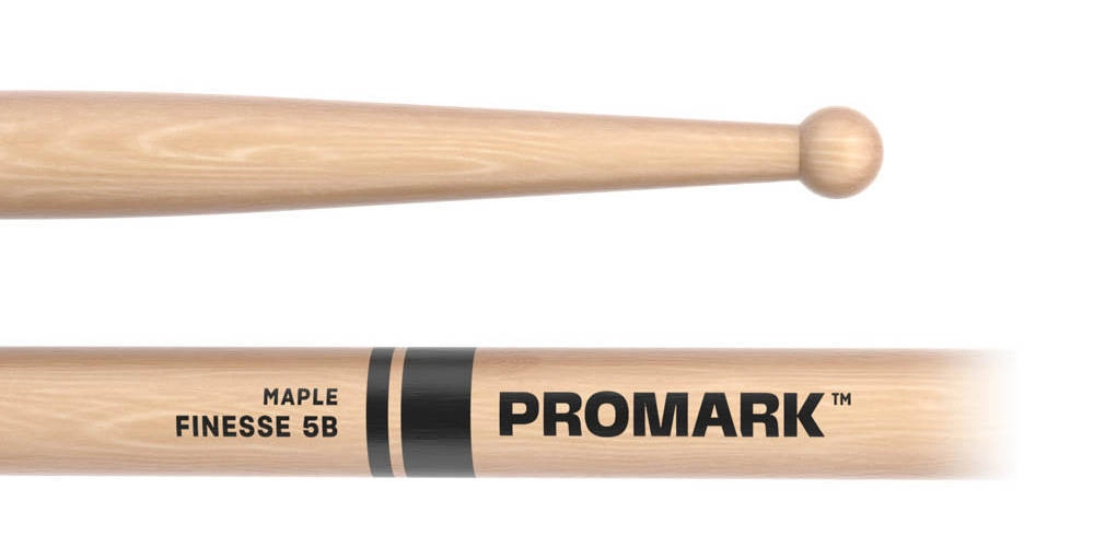 Rebound 5B Maple Drumsticks, Wood Tip