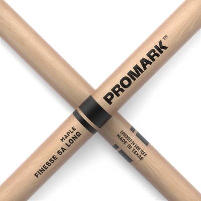 Rebound 5A Long Maple Drumsticks, Wood Tip