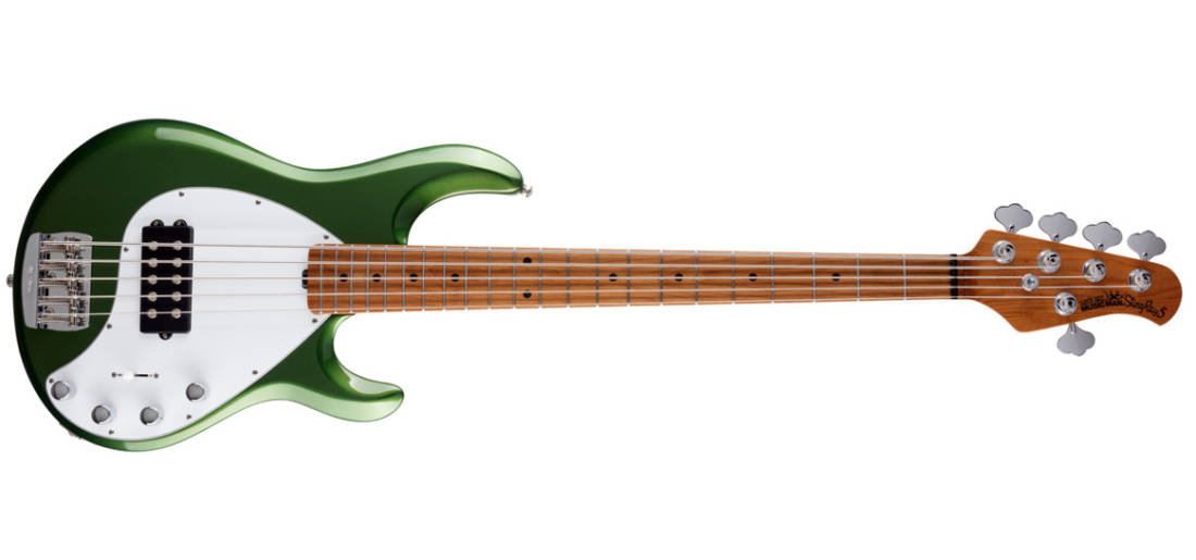 StingRay Special 5-String Bass w/ Maple Fingerboard - Charging Green