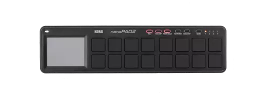 Korg - NanoPad2 Slim-Line USB Pad Controller - Black