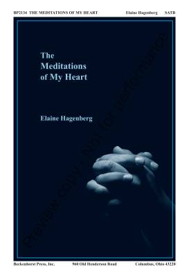 Beckenhorst Press Inc - The Meditations of My Heart - Hagenberg - SATB