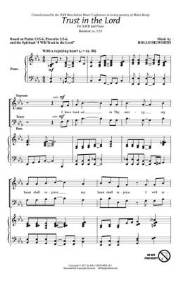 Trust in the Lord - Dilworth - SATB