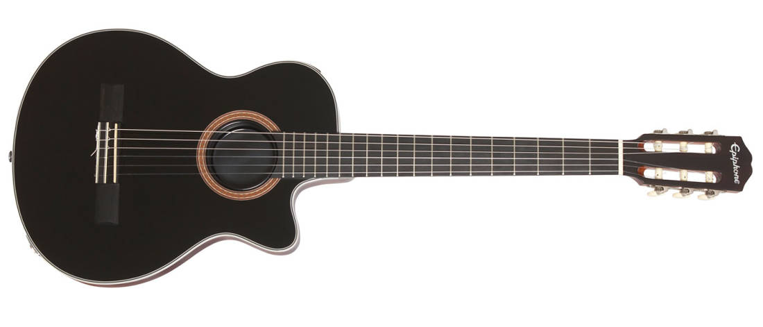 CEC Coupe Chambered Solidbody Electric Classical - Ebony