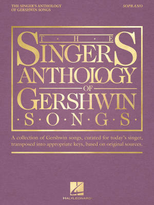 The Singer's Anthology of Gershwin Songs - Gershwin/Walters - Soprano/Piano - Book
