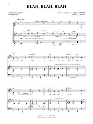 The Singer\'s Anthology of Gershwin Songs - Gershwin/Walters - Mezzo-Soprano, Belter/Piano - Book