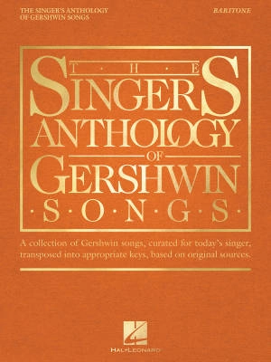 Hal Leonard - The Singers Anthology of Gershwin Songs - Gershwin/Walters - Baritone/Piano - Book