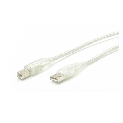 StarTech - 6 ft Clear USB 2.0 Cable - A to B