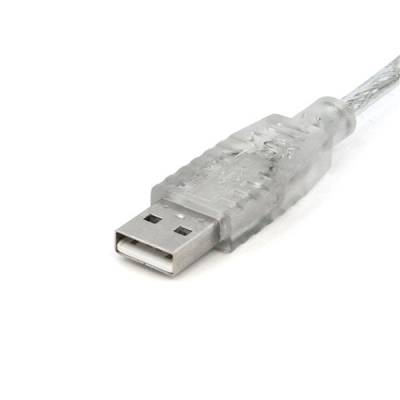 6 ft Clear USB 2.0 Cable - A to B