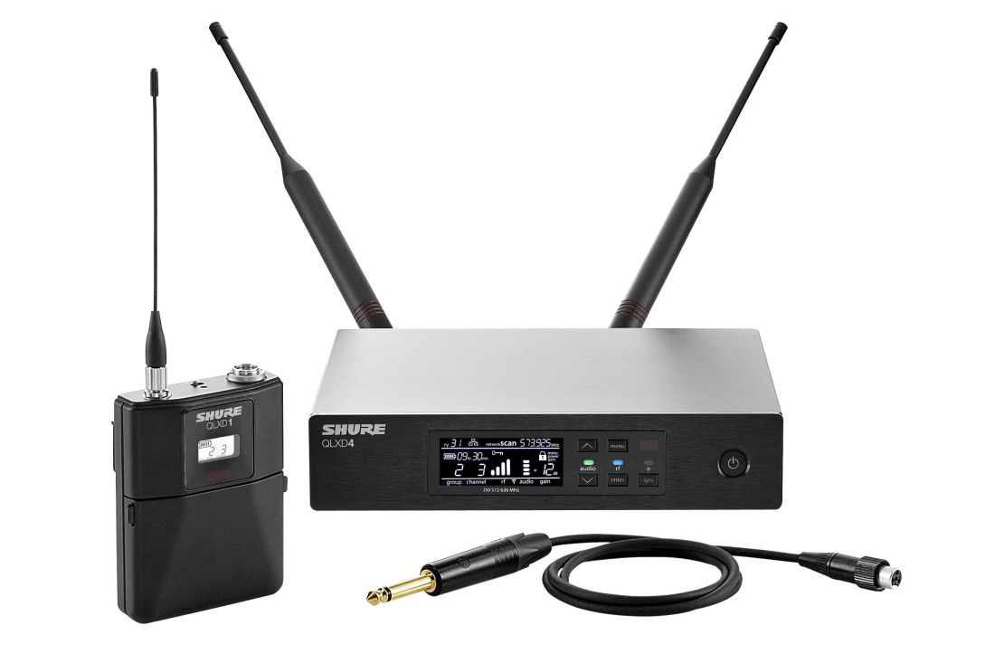 QLXD14 Wireless Instrument System w/WA305 Instrument Cable (H50 Band)