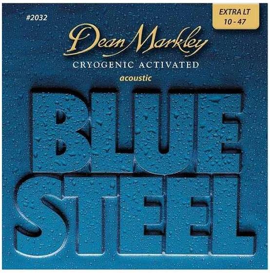 Blue Steel Acoustic Guitar String Set  12-54