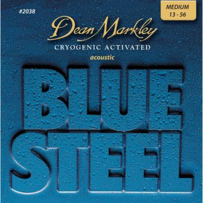 Blue Steel Acoustic Guitar String Set  13-56