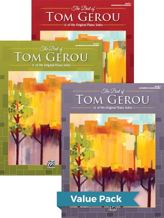 The Best of Tom Gerou Books 1-3 (Value Pack):  His Original Piano Solos - Books