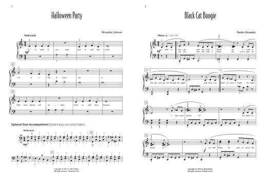 Halloween Sheet Solos (Value Pack) - Alexander /Bober /Gerou /Johnson /Rossi - Piano - Sheet Music Pack
