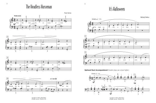 Halloween Sheet Solos (Value Pack) - Alexander /Bober /Gerou /Johnson /Rossi - Piano - Sheet Music Pack