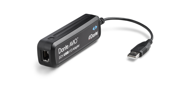 Dante AVIO 2x2 Channel USB Adapter