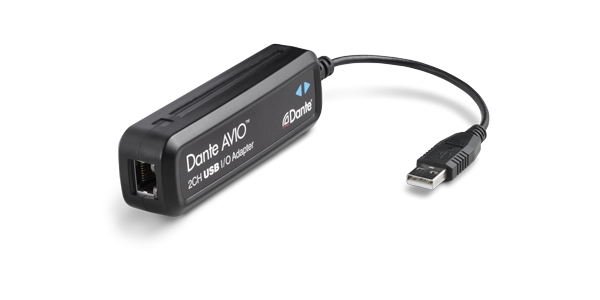 Dante AVIO 2x2 Channel USB Adapter