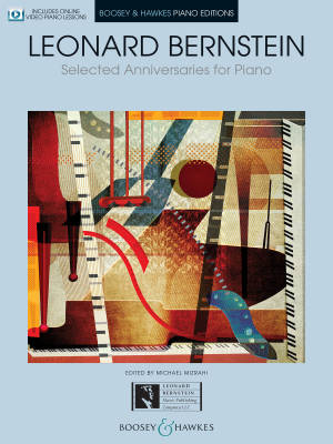 Leonard Bernstein, Selected Anniversaries for Piano: With Pedagogical Commentary and Video Piano Lessons - Mizrahi - Book/Video Online