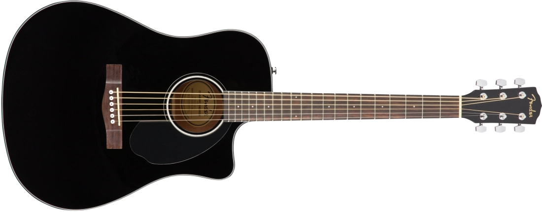 CD-60SCE Dreadnought, Walnut Fingerboard - Black